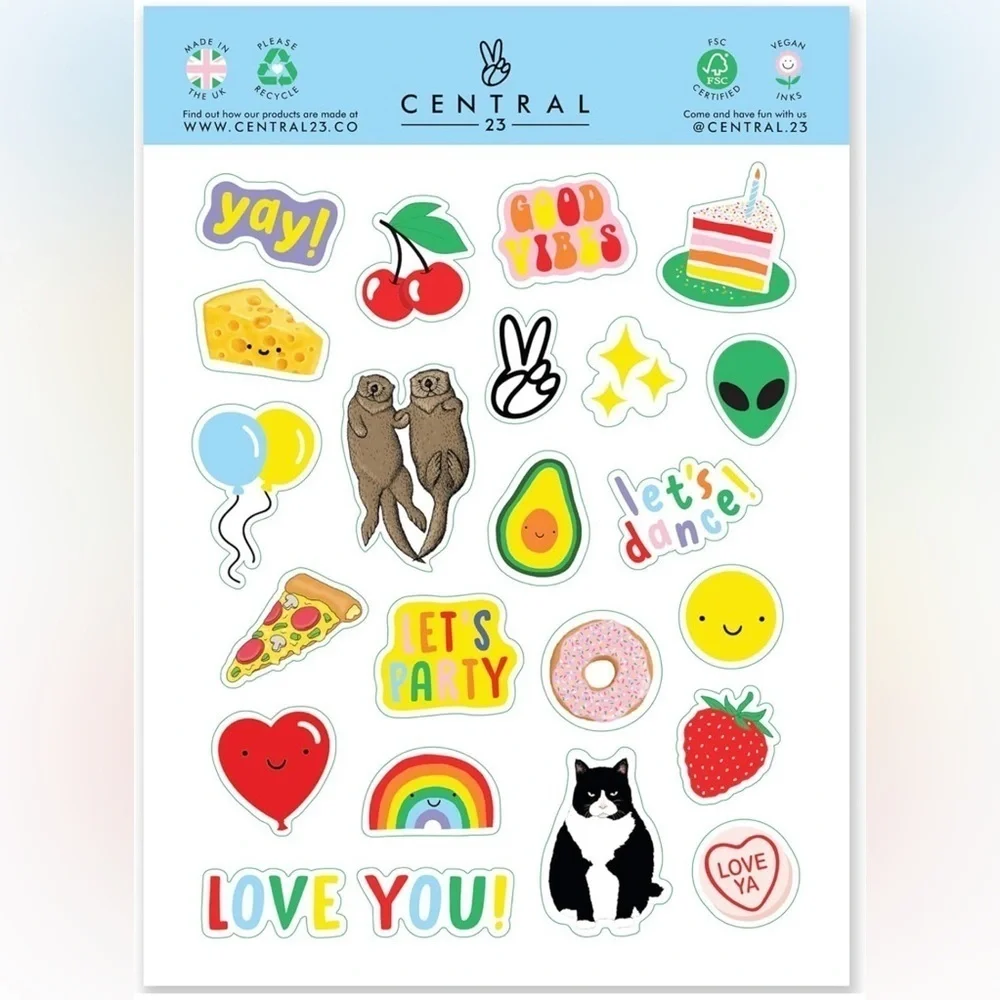 Fiance Funny Card with Stickers – Pink & Yellow